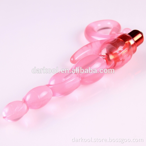 DN011/Wholesale homemade vibrating anal beads sex toys for women vagina anal vibrator